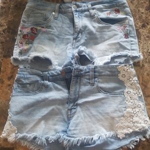 Embroidered Mossimo Shorts